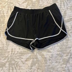 NWOT Ideology Running Shorts Black with Gray Trim Size XXL